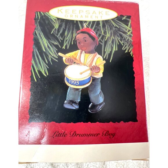 Hallmark Keepsake Ornament 1993 Little Drummer Boy Christmas Decoration - Picture 3 of 4